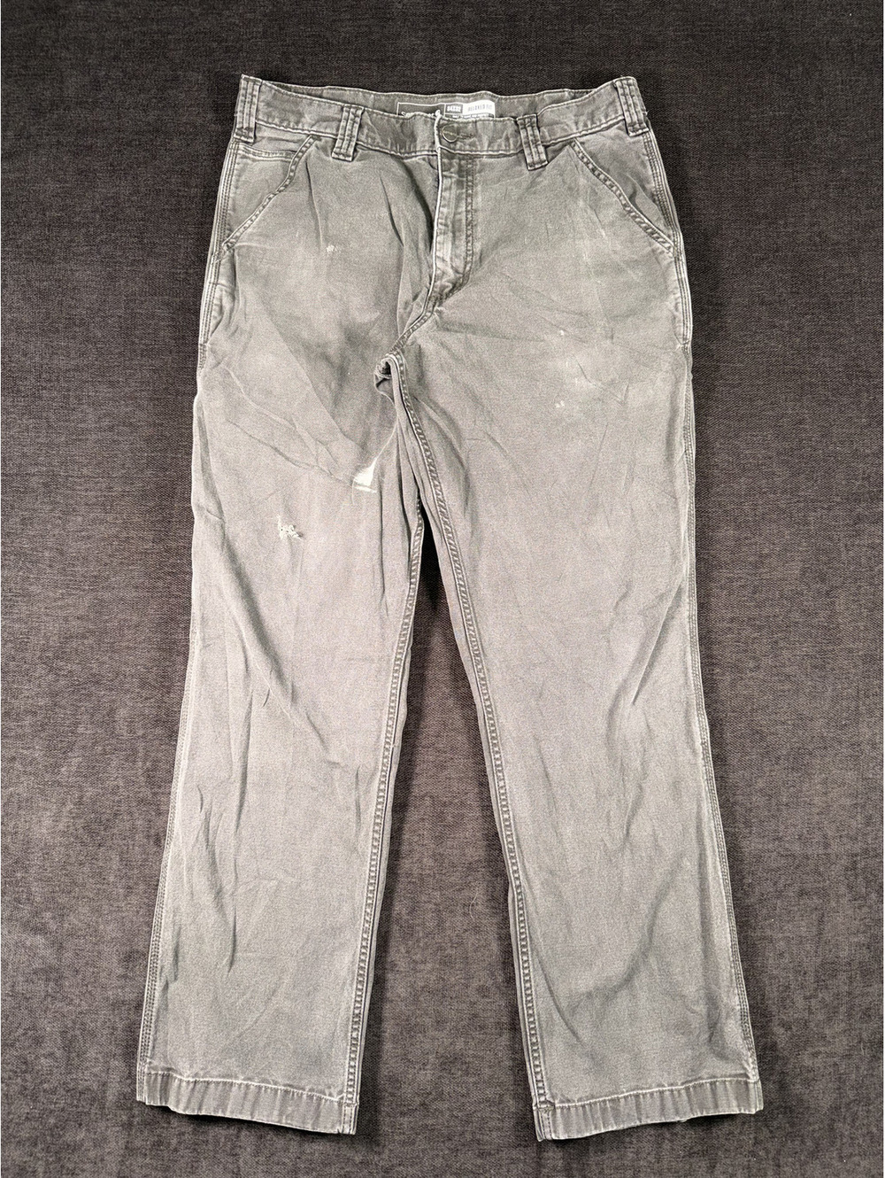 Carhartt Rugged Flex Relaxed Canvas Work Pants 34x32 Gray